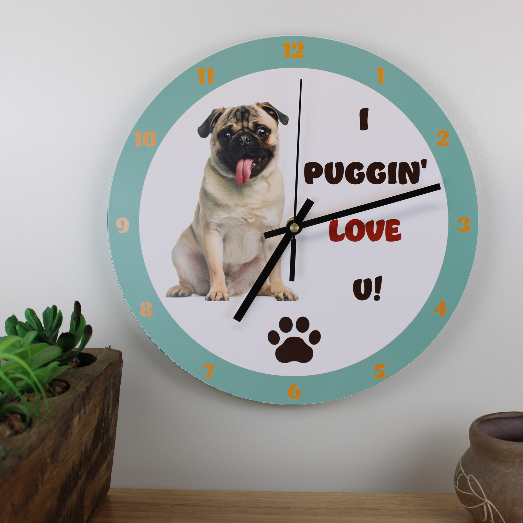 Pug Clock