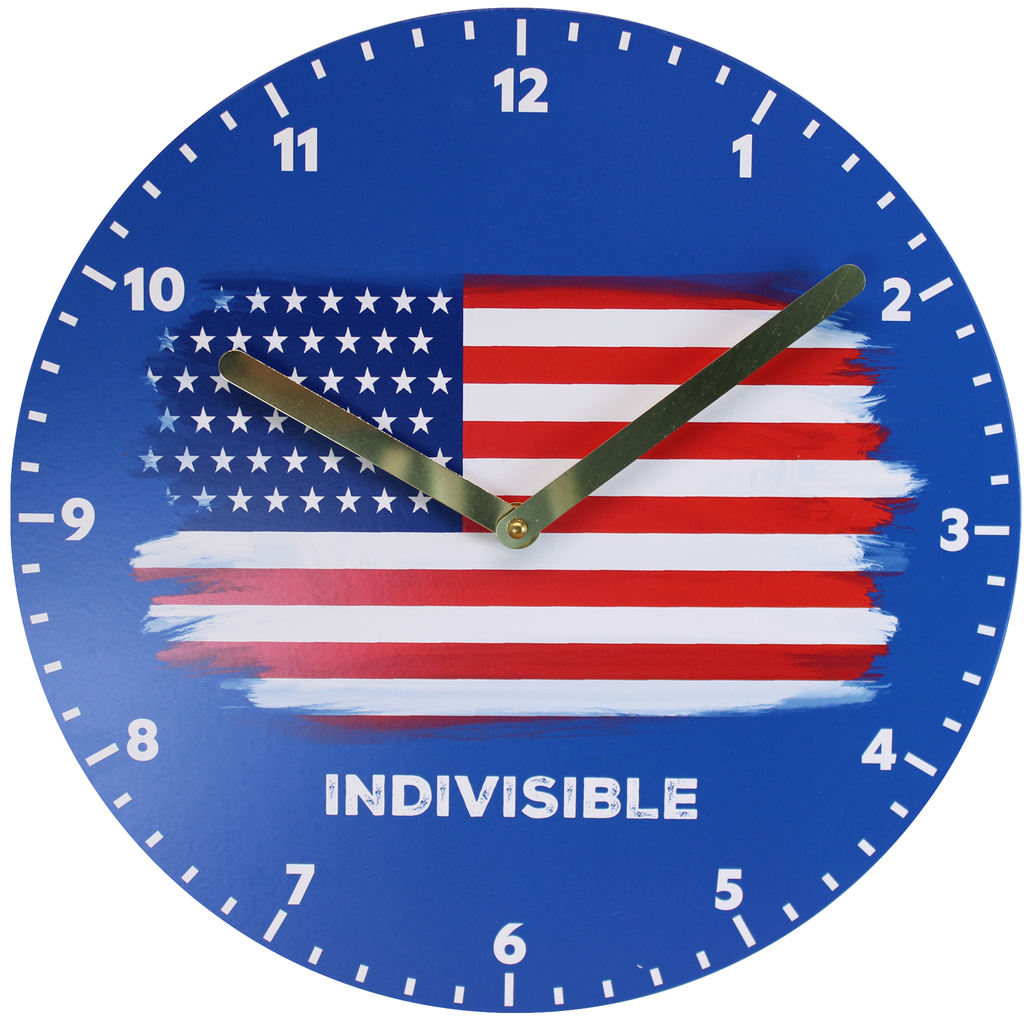 American Flag Wall Clock
