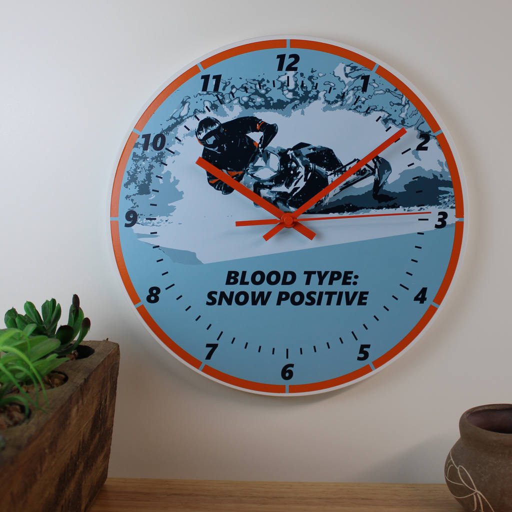 Snow Machine Clock